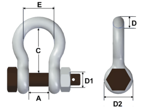 H-Sjakkel Galvanisert (no.855)
