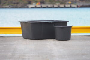 Baljer, bøtter og stamper