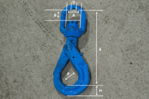 G-100 Selvlukkende krok med svivel