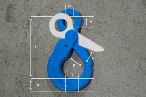 G-100 selvlukkende krok med øye